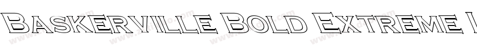 Baskerville Bold Extreme Lefty字体转换